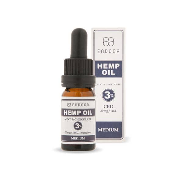 Endoca 300mg CBD Hemp Oil Drops Mint & Chocolate – 10ml