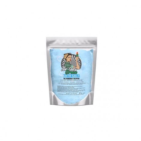 Lady Green 20mg CBD Blueberry Muffin Bath Salts – 150g