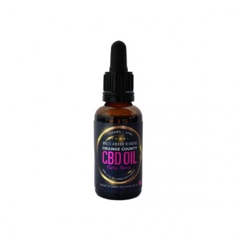 Orange County CBD 500mg Flavoured Tincture Oil 30ml