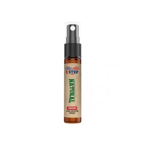 1 Step CBD 1500mg CBD Natural Mouth Spray 10ml