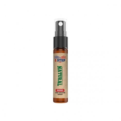 1 Step CBD 500mg CBD Natural Mouth Spray 10ml