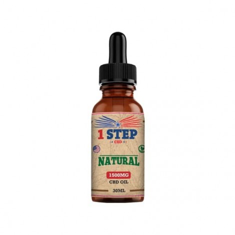 1 Step CBD 1500mg Natural Oil 30ml