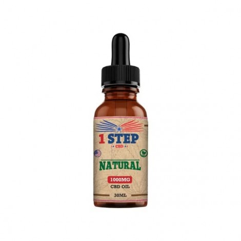 1 Step CBD 1000mg Natural Oil 30ml