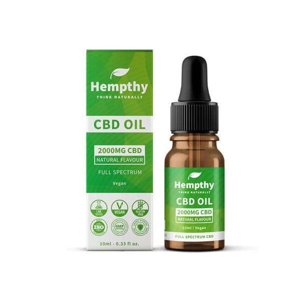 Hempthy 2000mg CBD Oil Full Spectrum ...