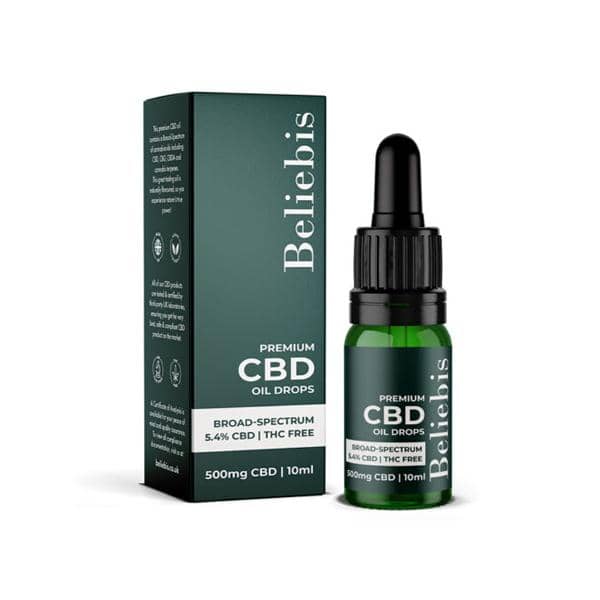 Beliebis 500mg CBD Premium Broad-Spectrum CBD Oil – 10ml