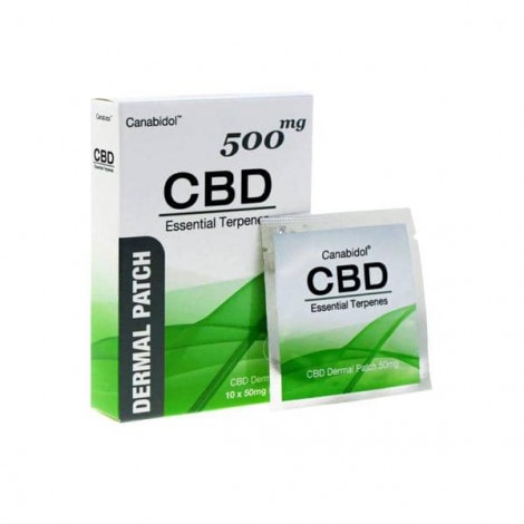 Canabidol 500mg CBD Dermal CBD Patches – 10 Patches