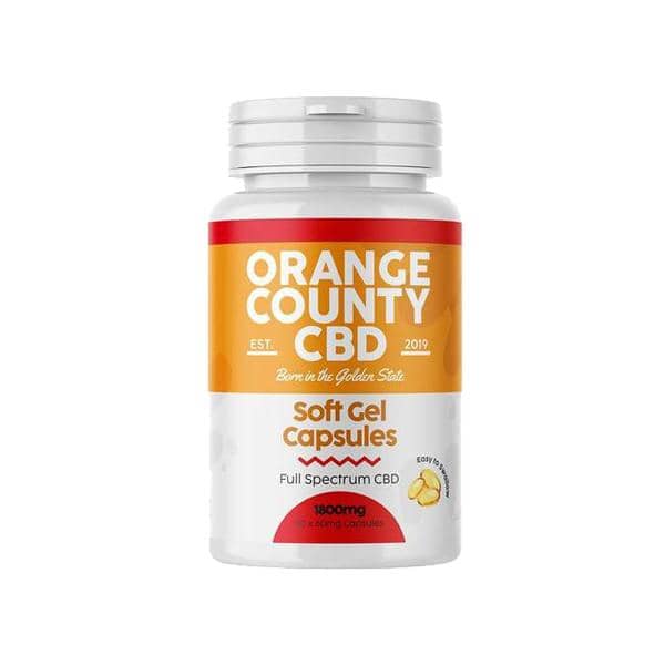 Orange County 1800mg Full Spectrum CBD Capsules – 30 Caps