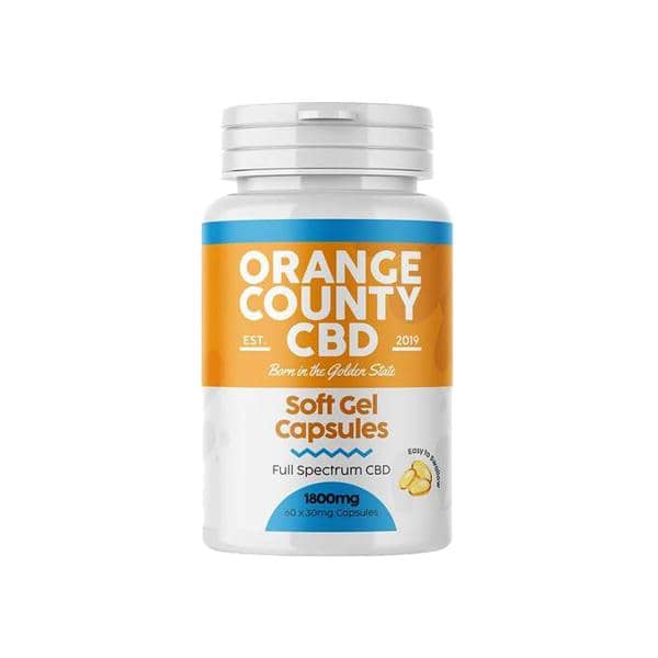 Orange County 1800mg Full Spectrum CBD Capsules – 60 Caps