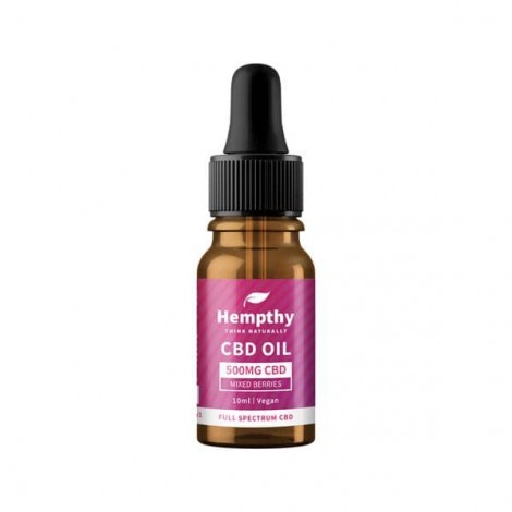 Hempthy 500mg CBD Oil Full Spectrum Mixed Berries – 10ml