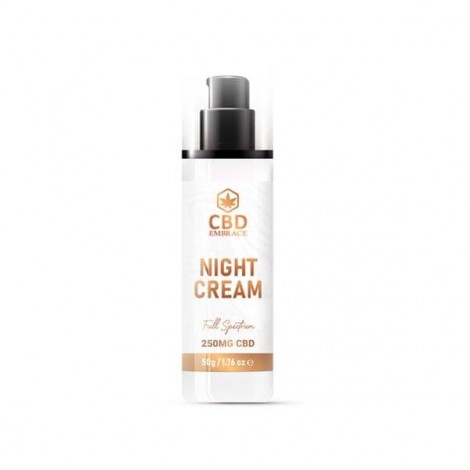 CBD Embrace 250mg Full Spectrum CBD Night Cream – 50g