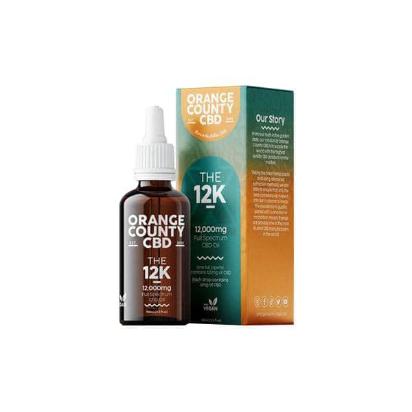 Orange County CBD 12000mg Full Spectrum CBD Oil – 100ml