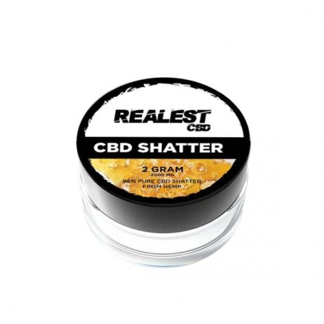 Realest CBD 2000mg CBD Shatter