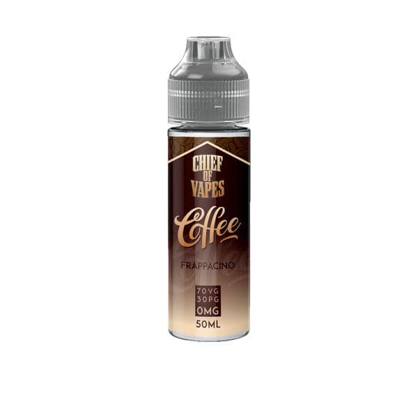 Chief of Vapes Coffee Range 50ml Shortfill 0mg (70VG/30PG)