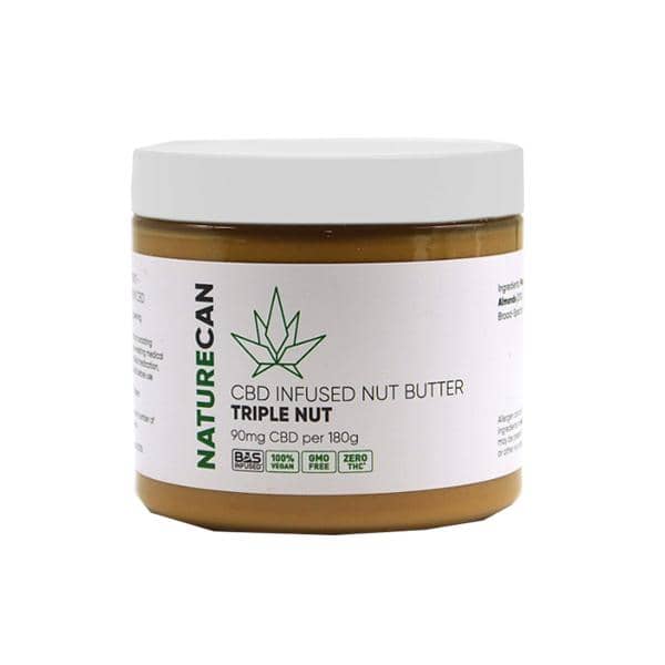 Naturecan 90mg CBD 180g Nut Butter Triple Nut