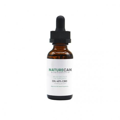 Naturecan 40% 12000mg CBD Broad Spectrum MCT Oil 30ml