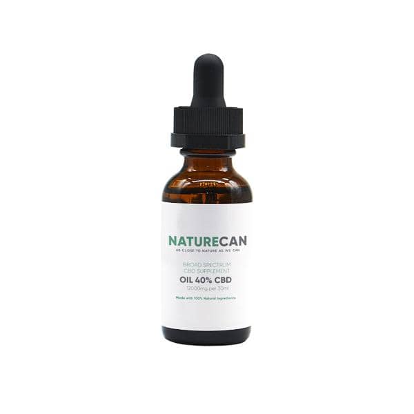 Naturecan 40% 12000mg CBD Broad Spectrum MCT Oil 30ml