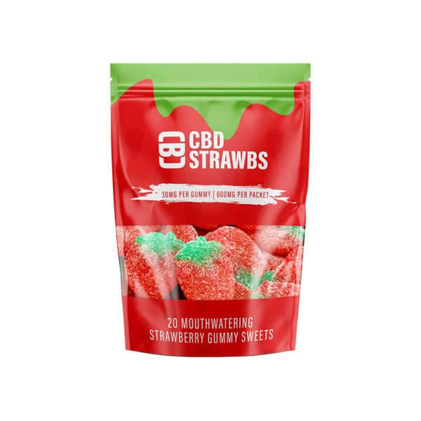 CBD Asylum 600mg Strawberry Gummies Ct ...