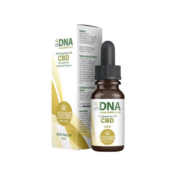 cbDNA 2000mg Full Spectrum CBD Oil ...