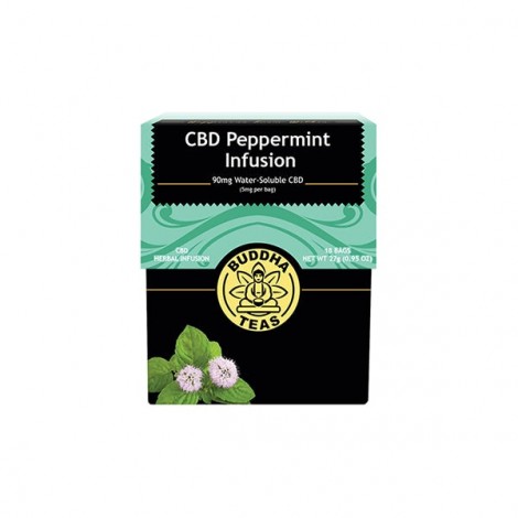 Buddha Teas 5mg CBD Tea Bags – Peppermint Infusion