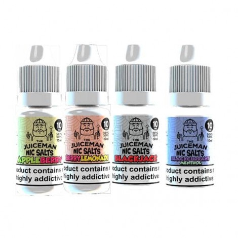 10mg The Juiceman 10ml Flavoured Nic Salt (50VG/50PG)