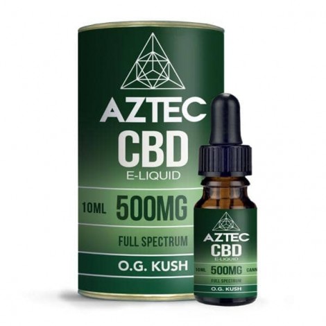 Aztec CBD 500mg CBD Vaping Liquid 10ml (50PG/50VG)