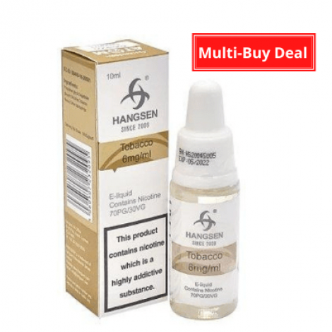 Hangsen Tobacco E Liquid 10ml from £1.64