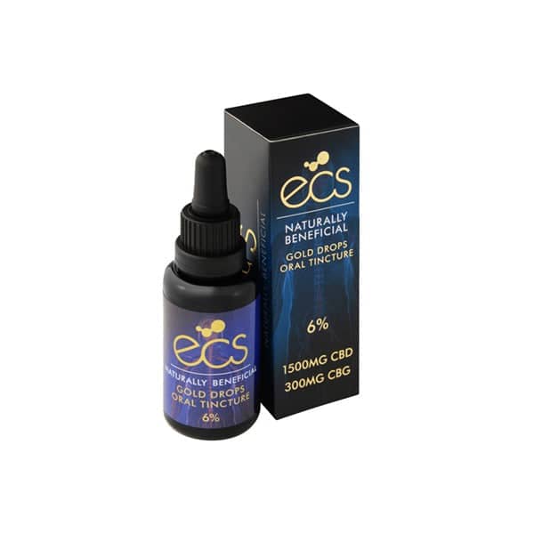 ECS Gold Drops 6% 1500mg CBD ...