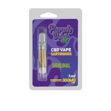 Purple Dabz CBD Vape Cartridges 300 & 600 MG – Original