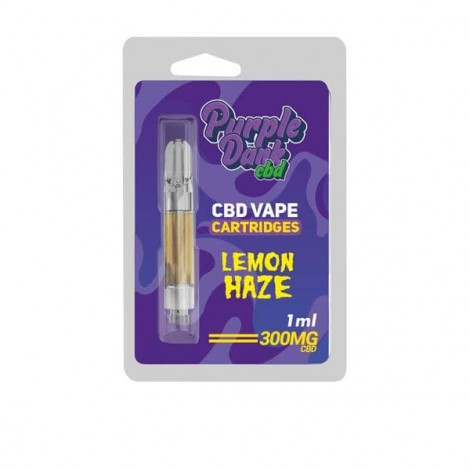 Purple Dabz CBD Vape Cartridges 300 & 600 MG – Lemon Haze