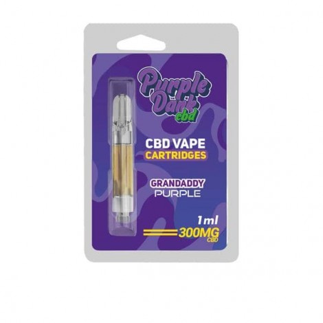 Purple Dabz CBD Vape Cartridges 300 & 600 MG – Granddaddy Purple