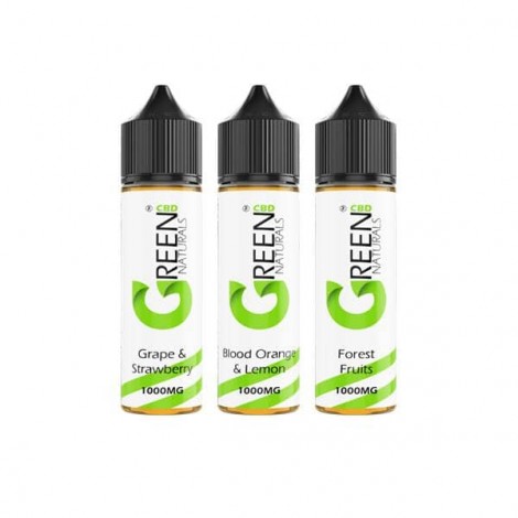 Green Naturals 1000mg CBD Vaping Liquid 50ml (50PG/50VG)